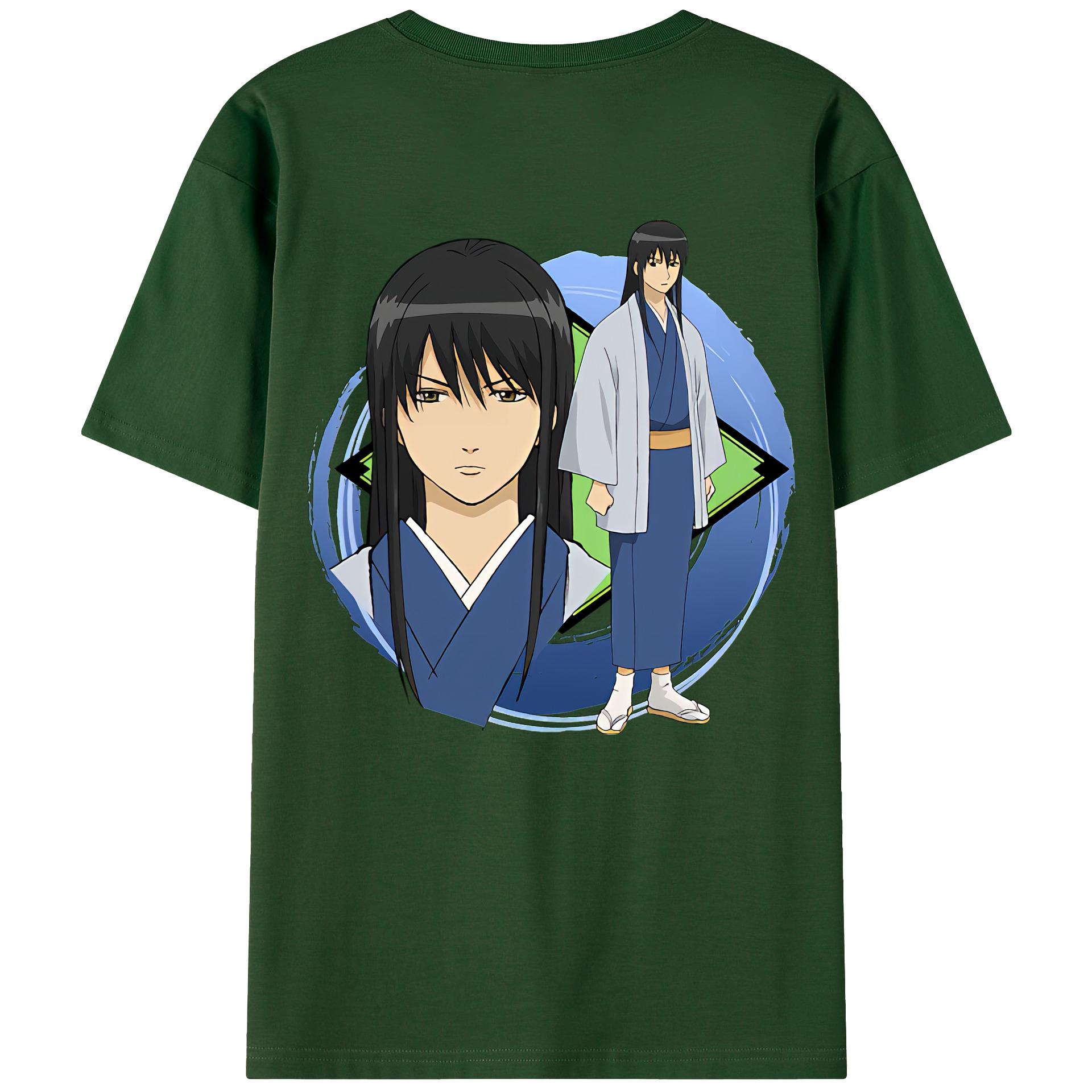 （画像用） ぎんたま 坂田銀時（さかたぎんとき） 神楽 志村新八（しむら しんぱち） GINTAMA Sakata Gintoki Kagura Shimura Shinpachi 綿100％半袖Tシャツ（背面プリント）